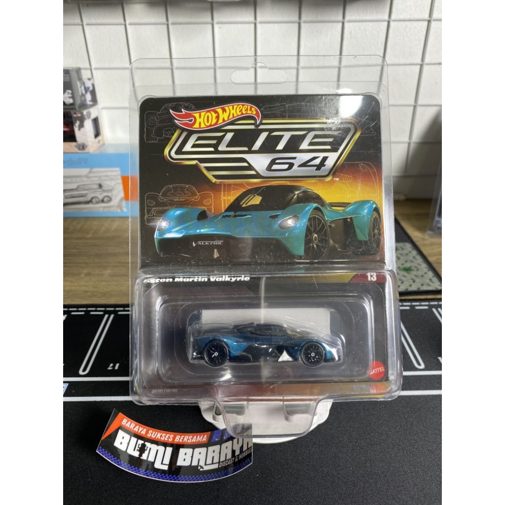 Hot Wheels Elite64 Aston Martin Valkyrie Termasuk Protector Hot Wheels