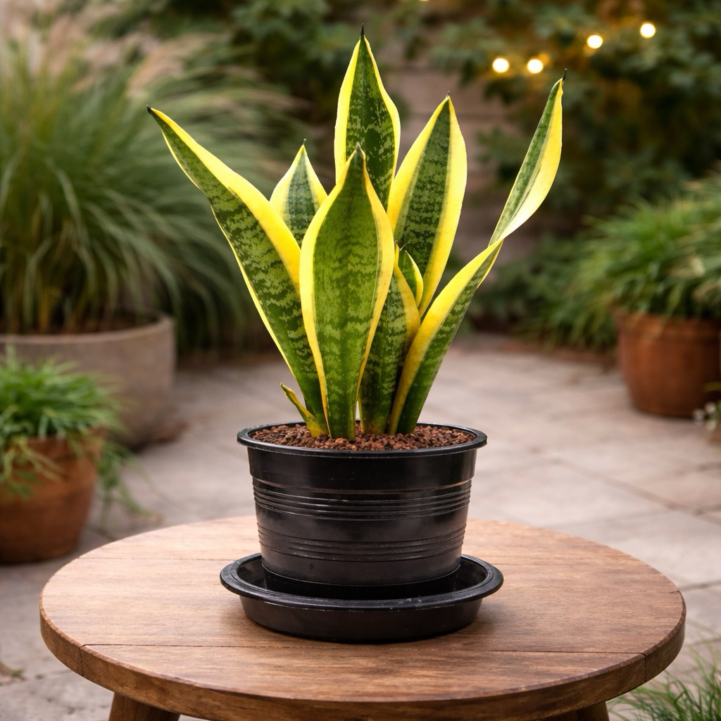 Tanaman Hias Lidah Mertua + Pot dan media tanam,Sensivera,Lidah Mertua