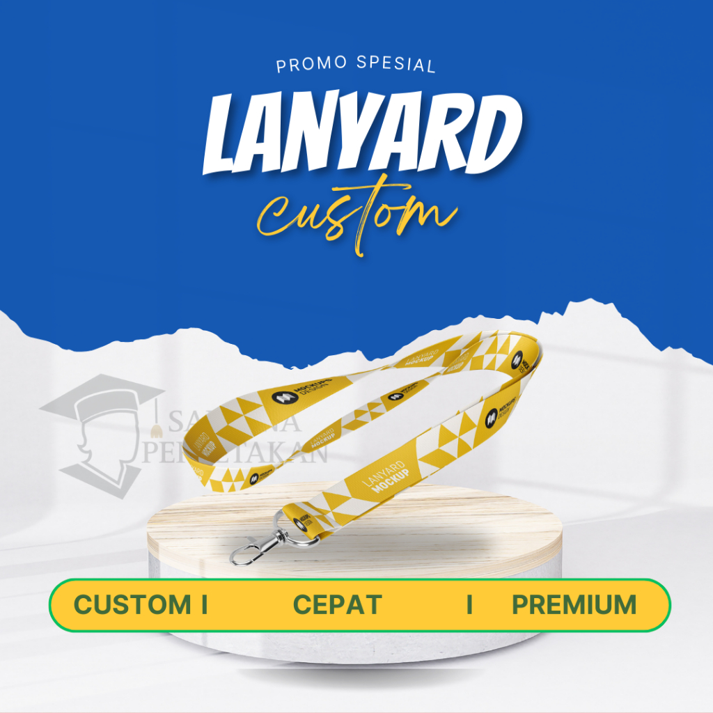 Lanyard Custom 2cm Full Color 2 Sisi