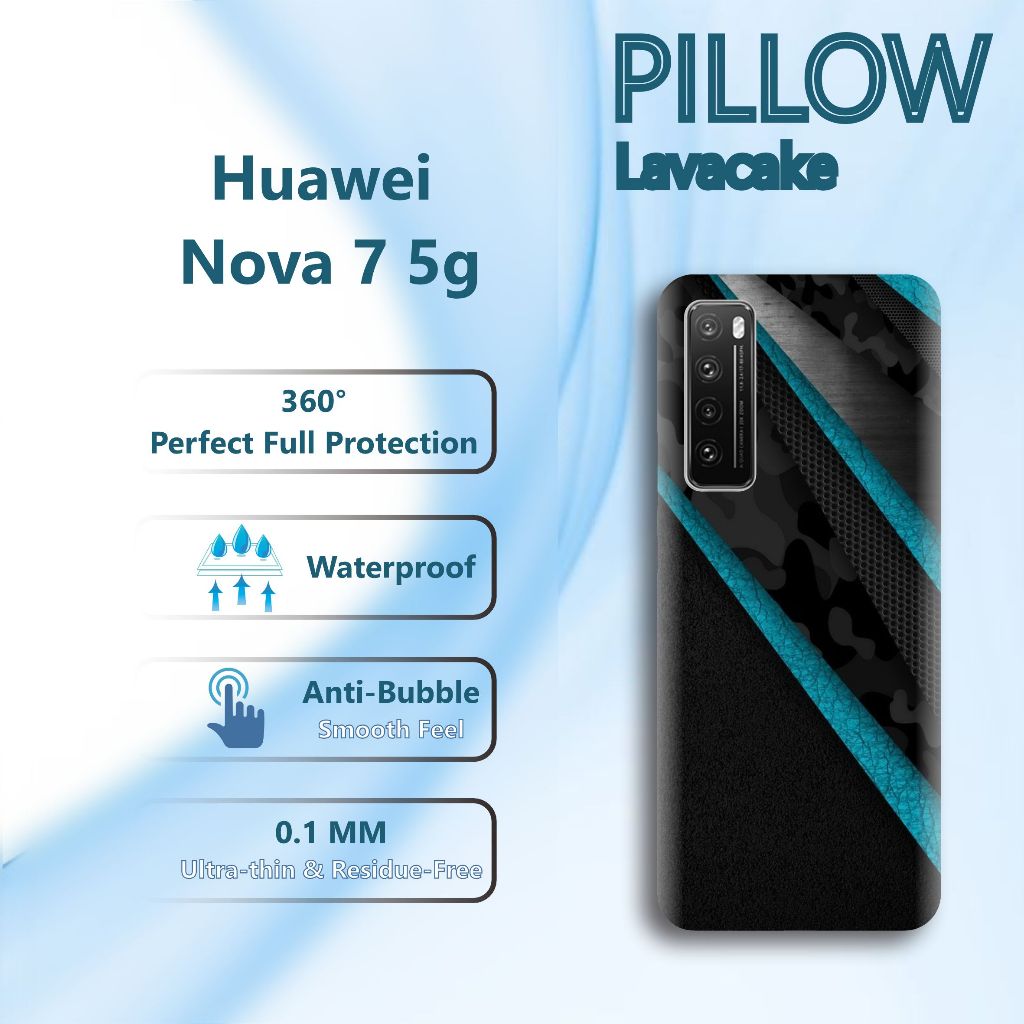 Skin HP Huawei Nova 7 5g Custom 2PCS Garskin Huawei Nova 7 5g Premium Full Body Anti Gores Free Desi