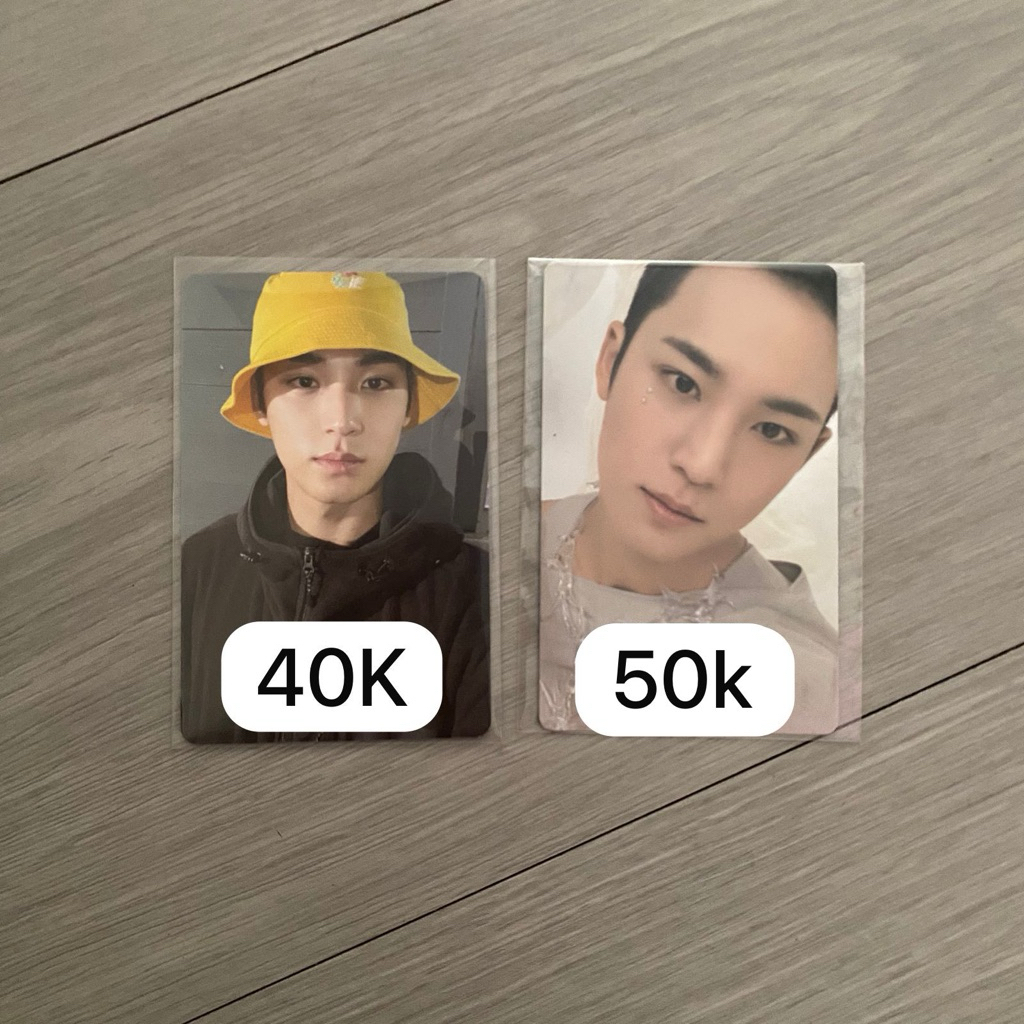 Photocard official Mingyu Seventeen Topi Kuning In The Soop