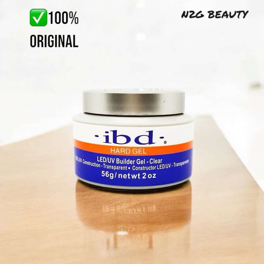 IBD Hard Gel LED / UV Builder Gel - Clear 56g