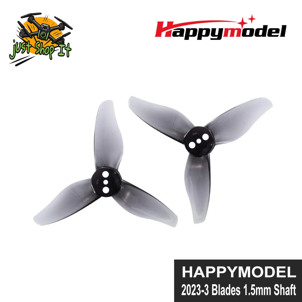 Happymodel Gemfan Hurricane 2023-3 2x2.3 2In 3-Blade Mobula8 Propeller