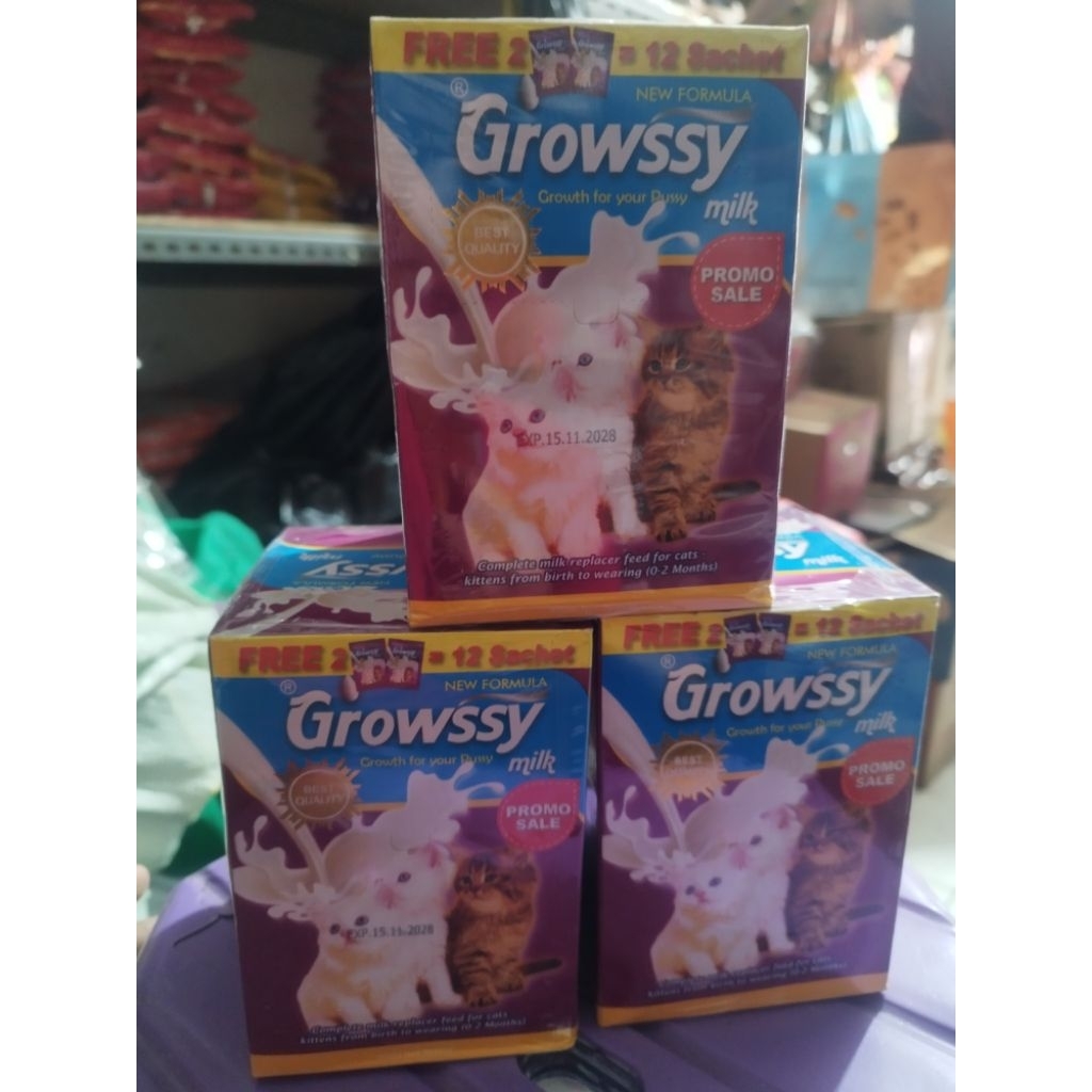 Susu Anak Kucing Growssy 20gr susu Anak Kucing Kitten