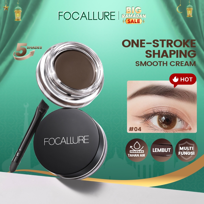 FOCALLURE Waterproof Eyebrow Gel Alis Cream-kosmetik Mata