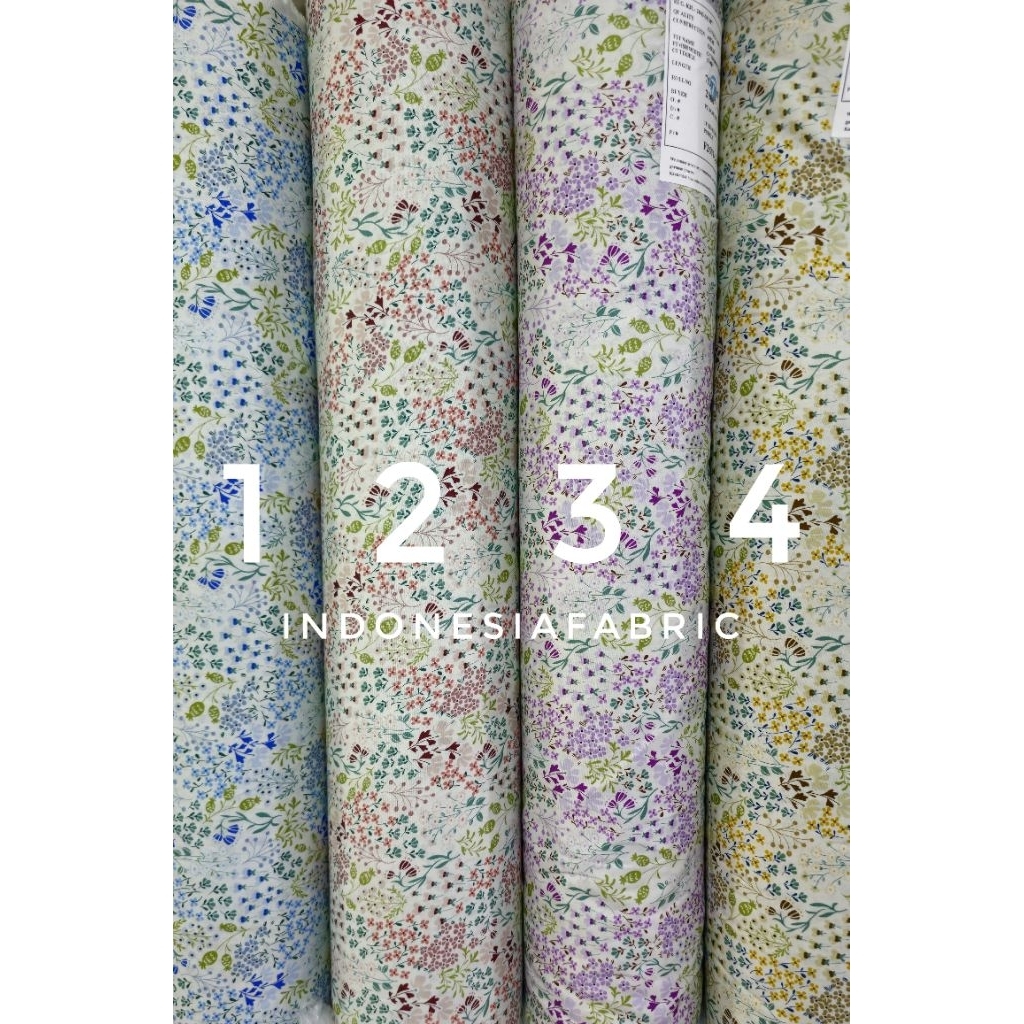 Kain Katun Jepang motif KJ497 tokai senko japan cotton ori bahan gamis tunik mukena daster piyama ke