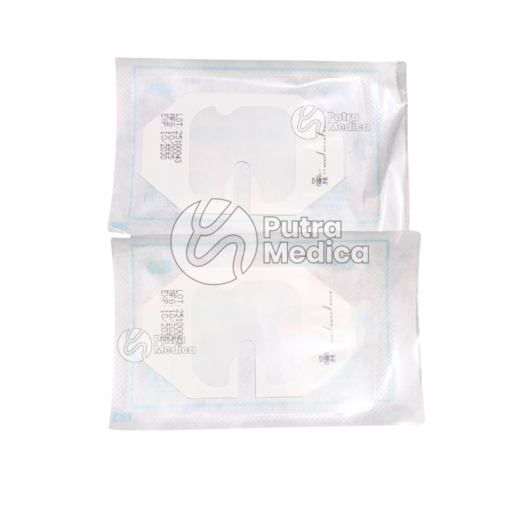 Hexa Care Transparent Film Dressing with Notch 6x7cm - 1 Pc / Plester Infus IV Transparan Anti Air