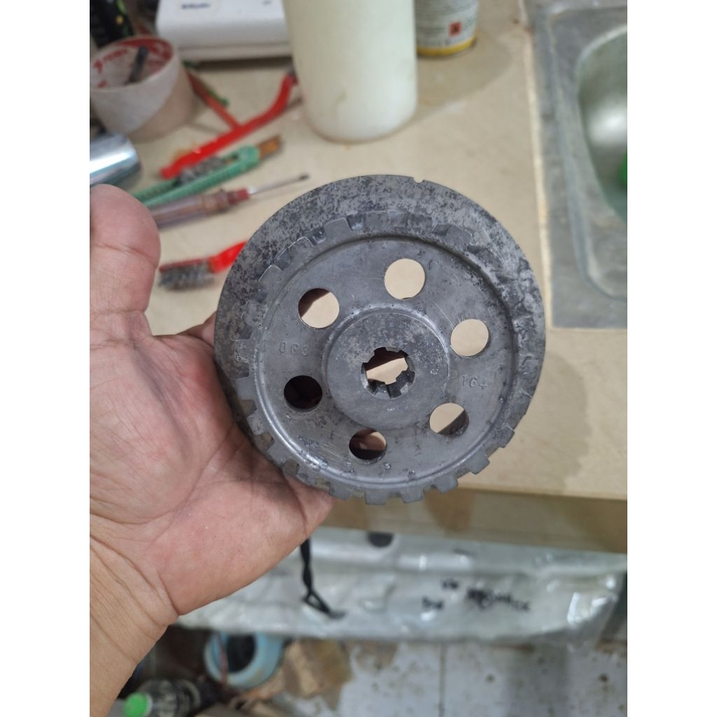 centre clutch bosh kopling bos klos lawan kaki 6 rumah per kopling klos yamaha yl2g l2g yb100 l2s l2