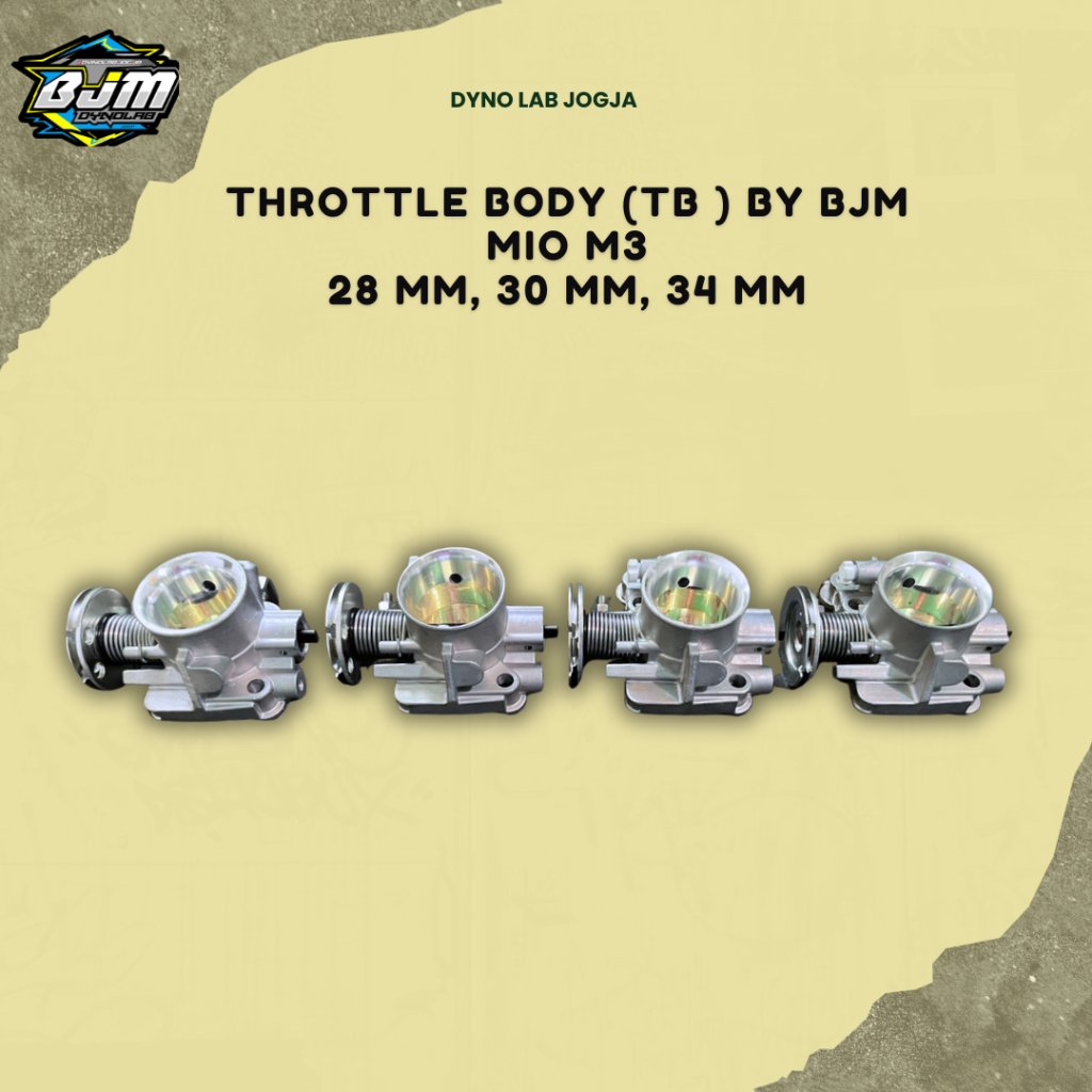 THROTTLE BODY (TB ) MIO M3 28 mm, 30 mm, 32 mm, 34 mm By BJM