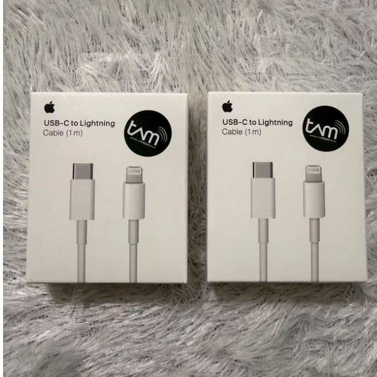 Cable Kabel Charger Casan iphone USB-C To Lightning 1M Original 100%