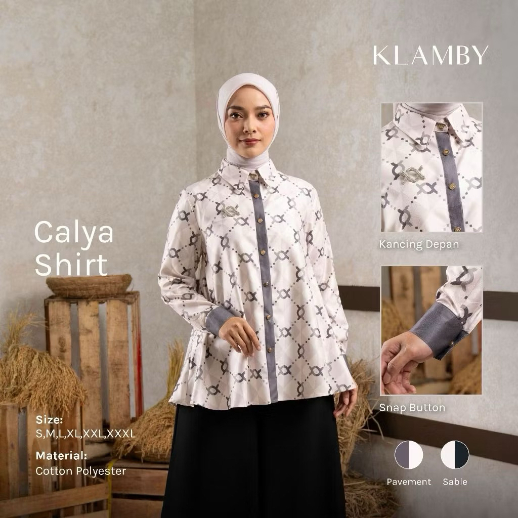 KLAMBY WEARING KLAMBY - BIG SALE NEW RARE ITEM- CALYA SHIRT - PAVEMENT