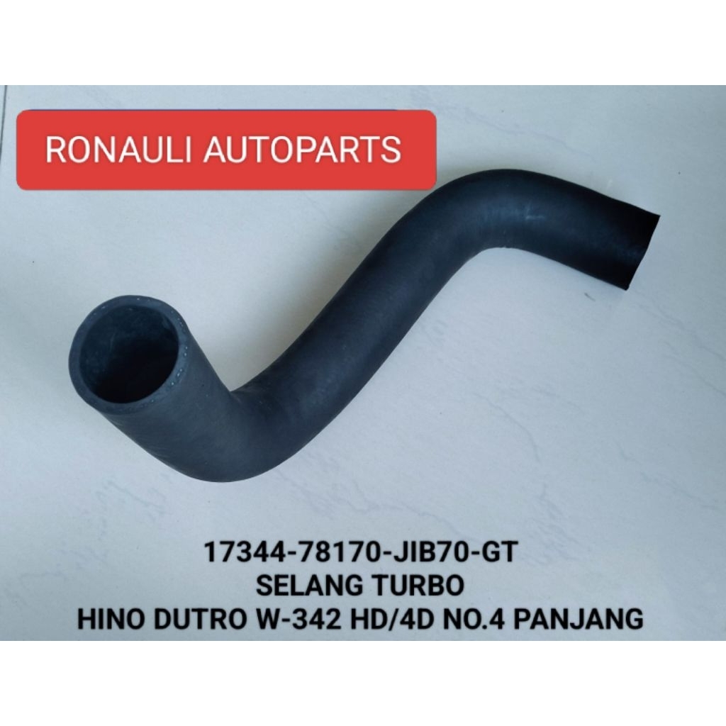SELANG TURBO AIR HOSE UNTUK MOBIL HINO DUTRO WU-342 HD NO 4 PANJANG (17344-7817