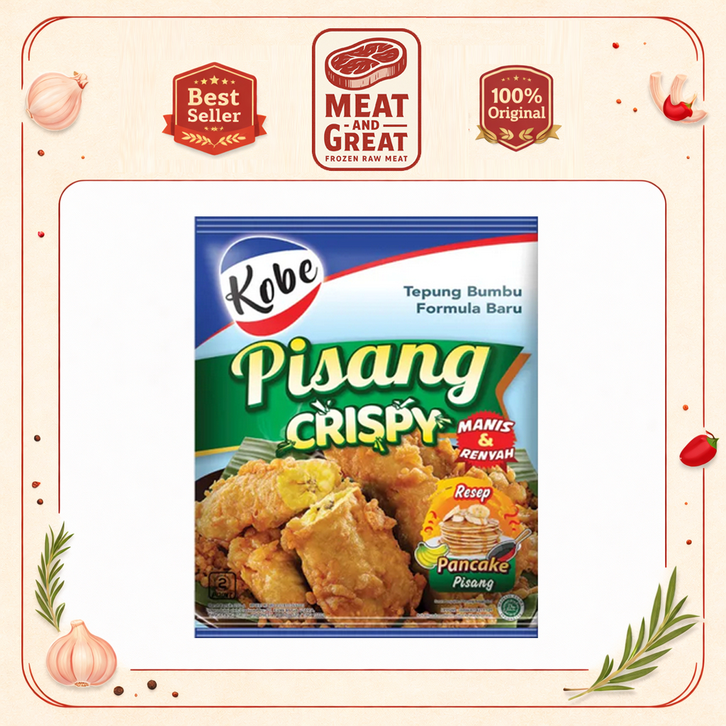 Tepung Bumbu Pisang Krispy/Pisang Goreng Kobe 200gr
