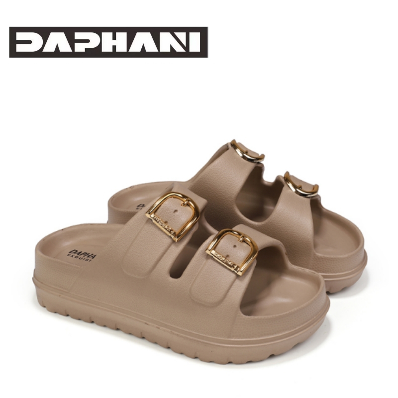 DAPHANI Sandal Sepatu Wanita Kekinian Harian Sandal Wanita Elegan Simple Mewah Santai Sandal Platfor