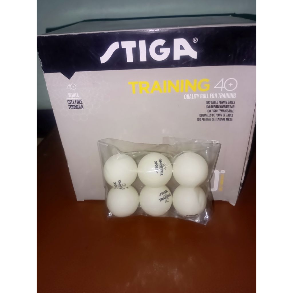 bola pingpong stiga training 40+