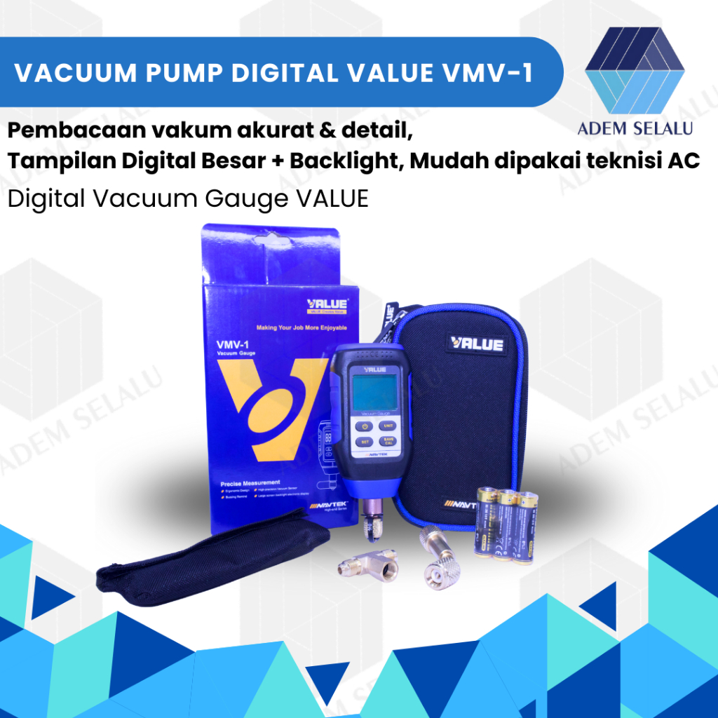 Digital Vacuum Gauge VALUE / Vacuum Pump Digital Value VMV-1