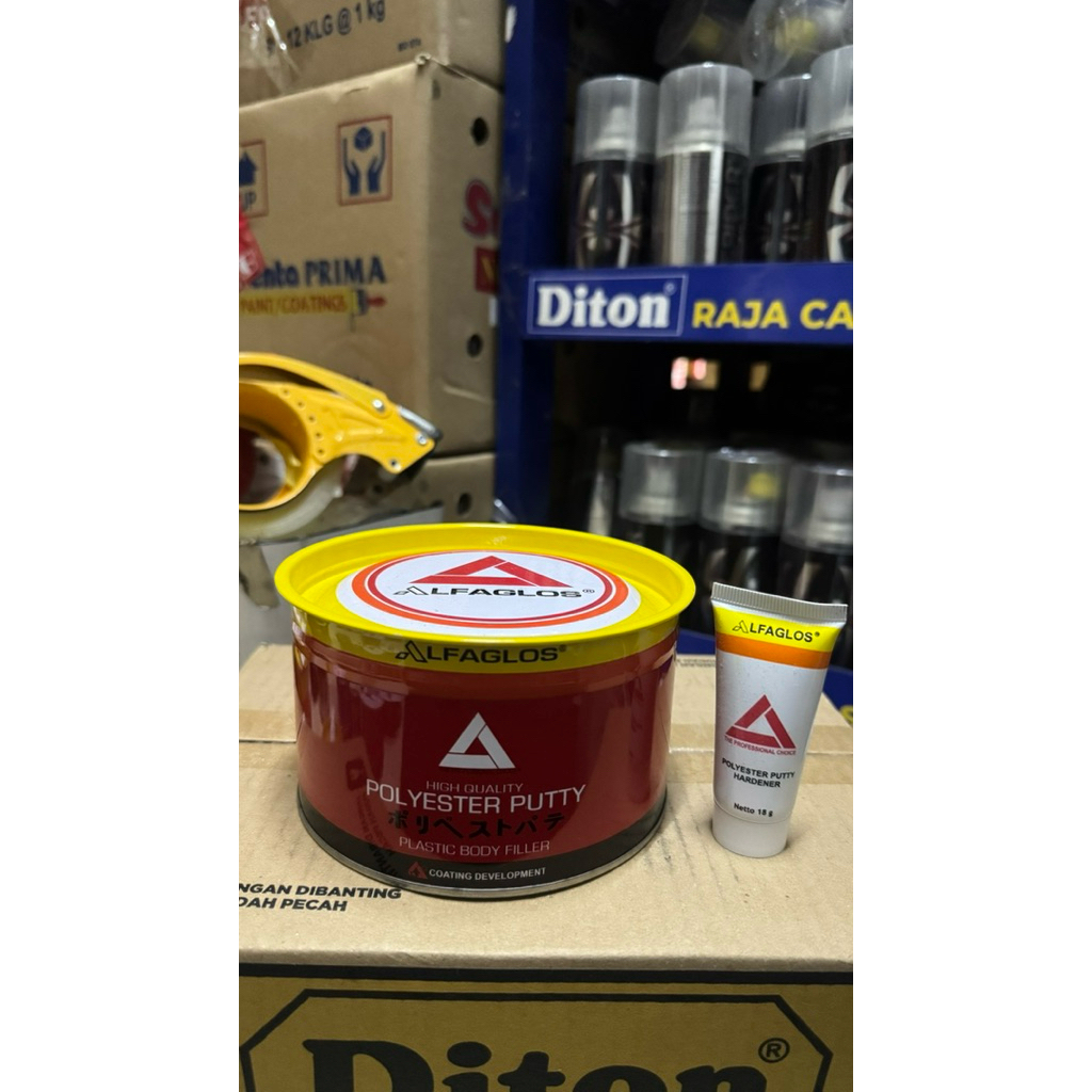 DEMPUL BODY ALFAGLOS / DEMPUL POLYESTER PUTTY ALFAGLOS