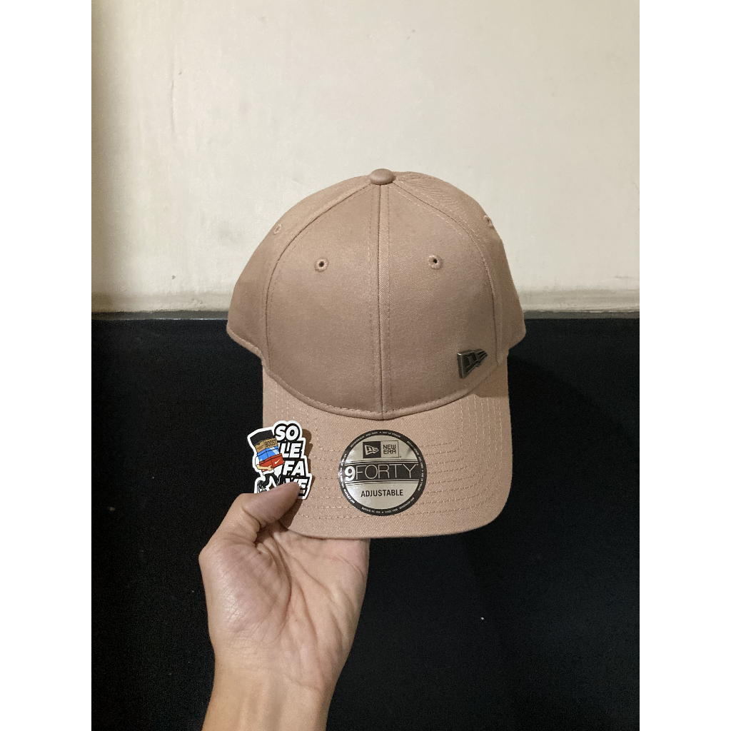 TOPI NEW ERA 940 METAL PIN BEIGE ORIGINAL NO BOX