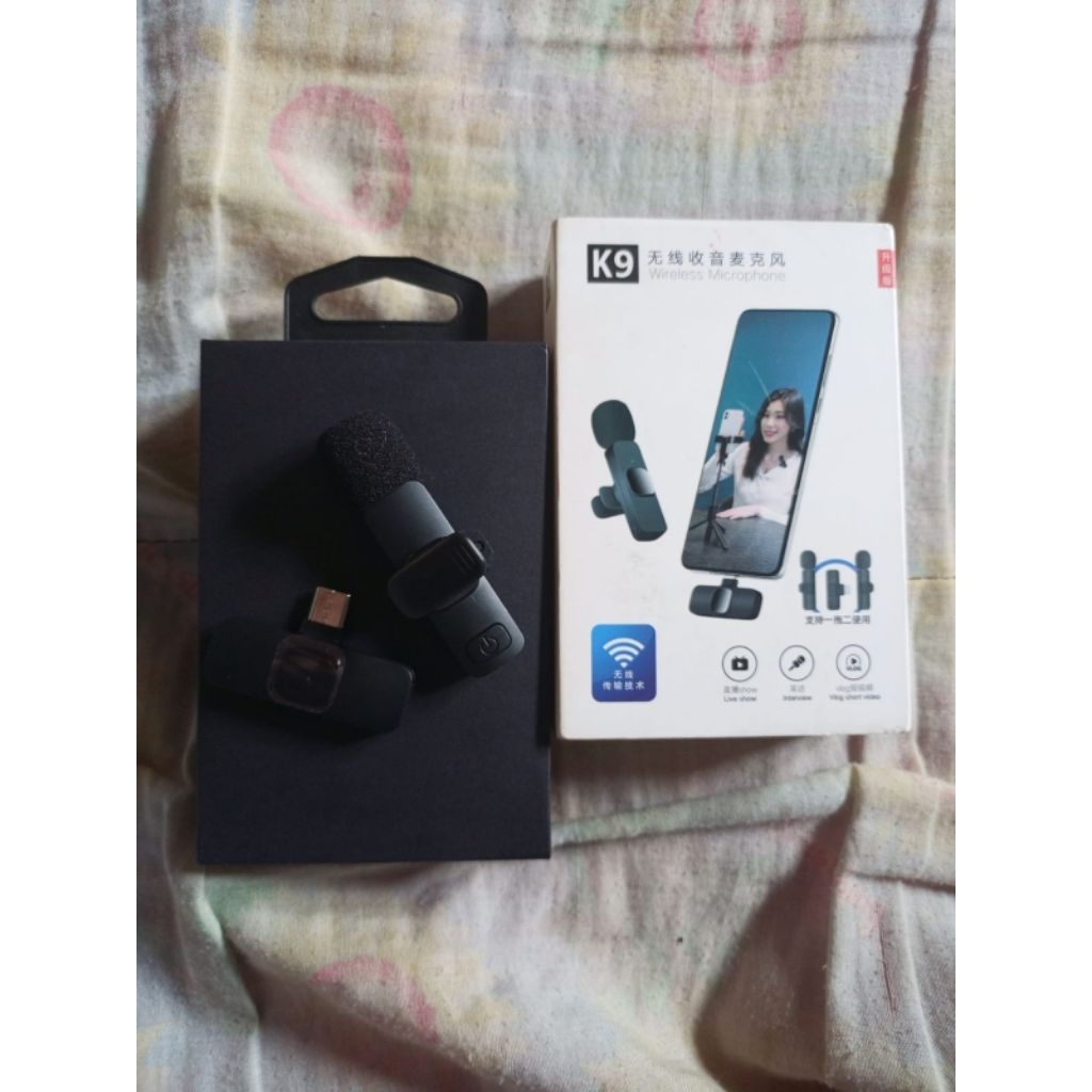 MICROPHONE WIRELESS CLIP ON VLOG K9