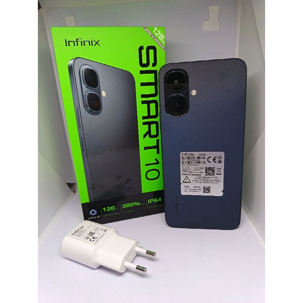 Infinix Smart 10 4/128GB - Black ( Bekas/Second )