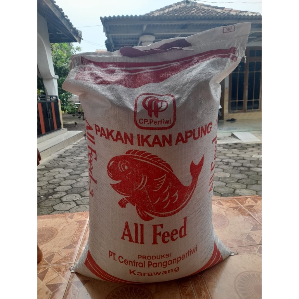 Pakan ikan apung All Feed, Pakan ikan lele, gurami, nila [1 sak]