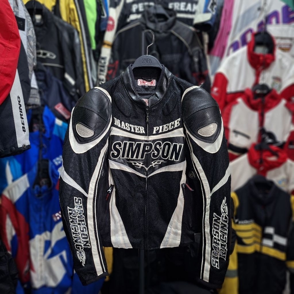 RACING JACKET SIMPSON MASTER PIECE (BLACK) Large / Bonus 1 Racing Jacket (Random)