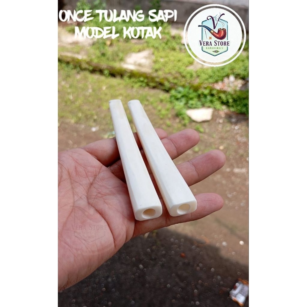 Once pipa tulang sapi model kotak