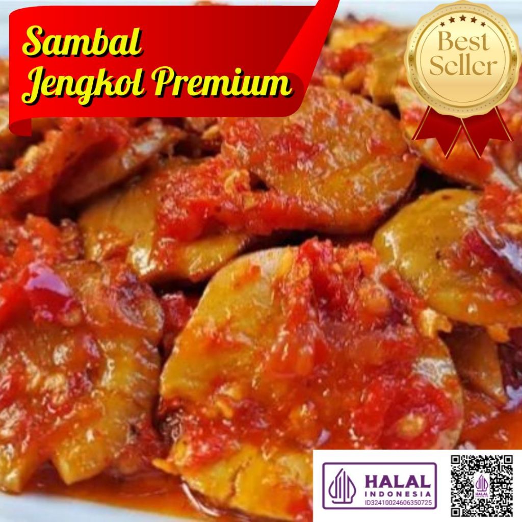 150gr Sambal Jengkol/ Sambal Jengkol Pedas/ Jengkol Balado Pedas/ Sambal Jengkol Empuk/ Jengkol Peda