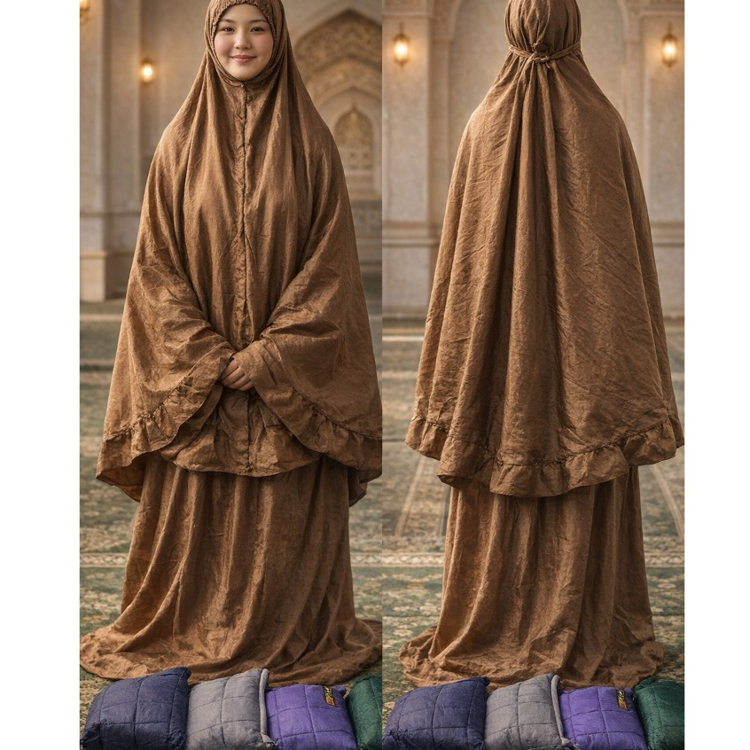 MUKENA PARASUT + SEJADAH / MUKENA PARASUT / MUKENA TRAVEL