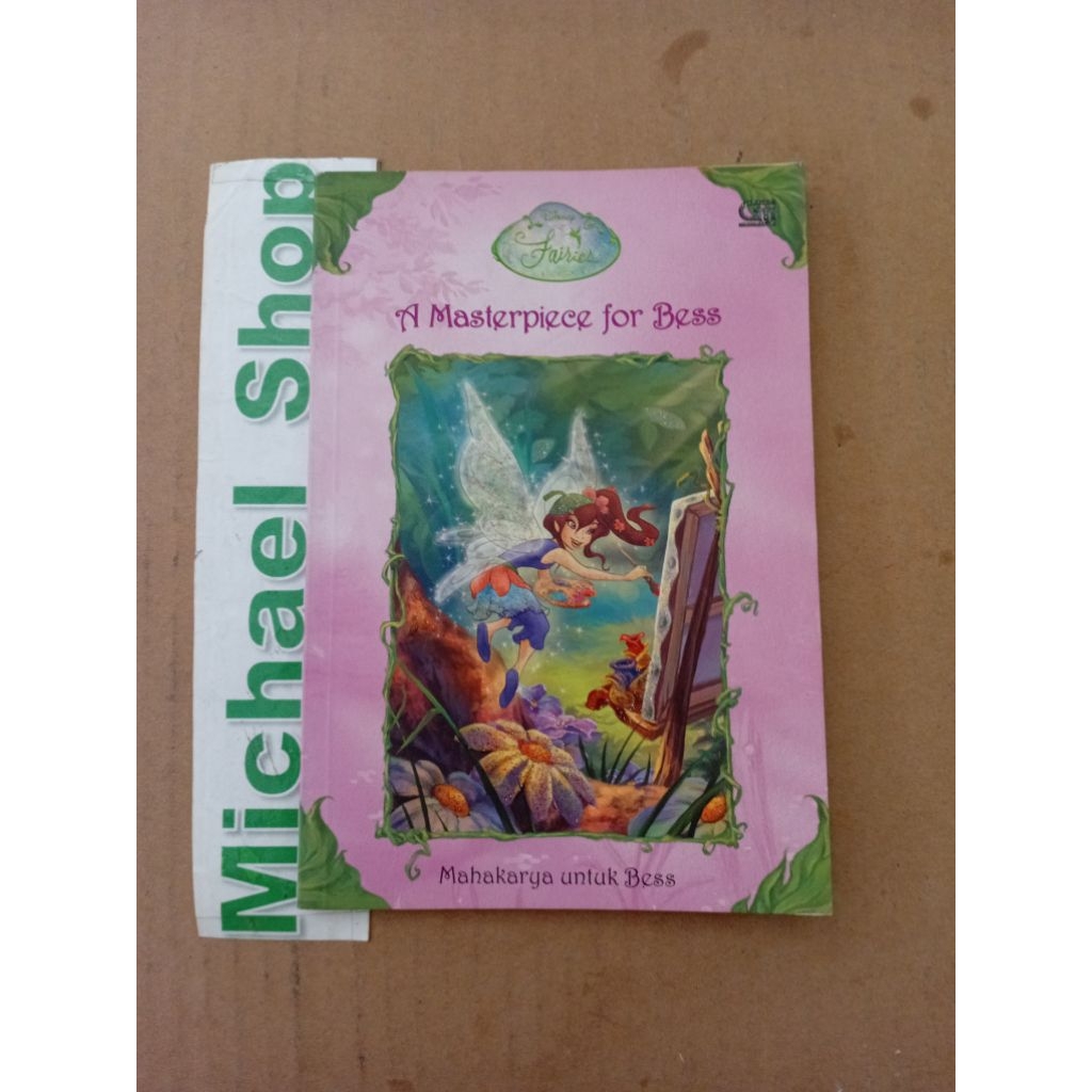 Buku Disney Fairies A masterpiece for Bess Mahakarya untuk Bess ( Novel Cerita Anak )