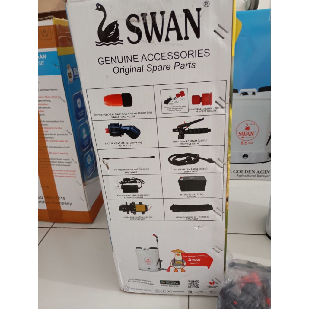 Sprayer  swan pompa elektrik BE-16