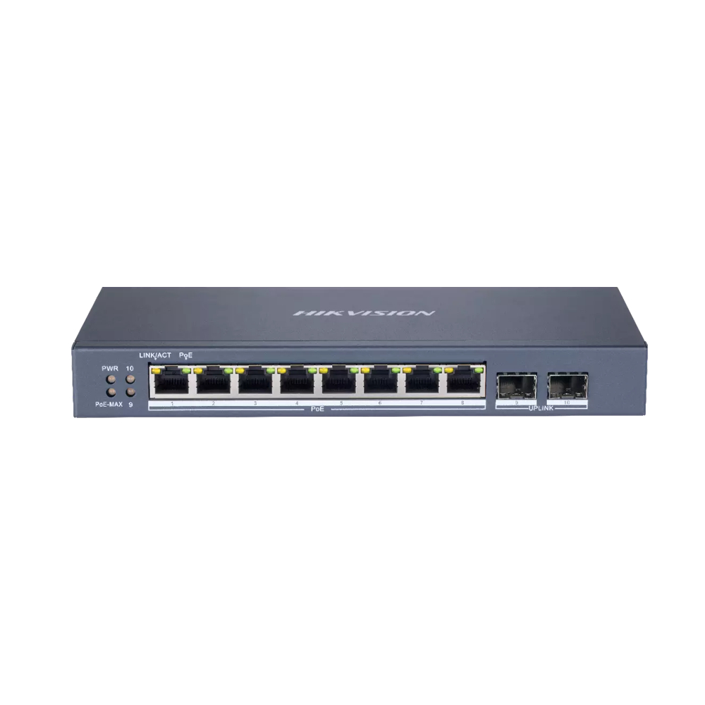 DS-3E1510P-SI HIKVISION SWITCH POE 8 PORT GIGABIT SMART