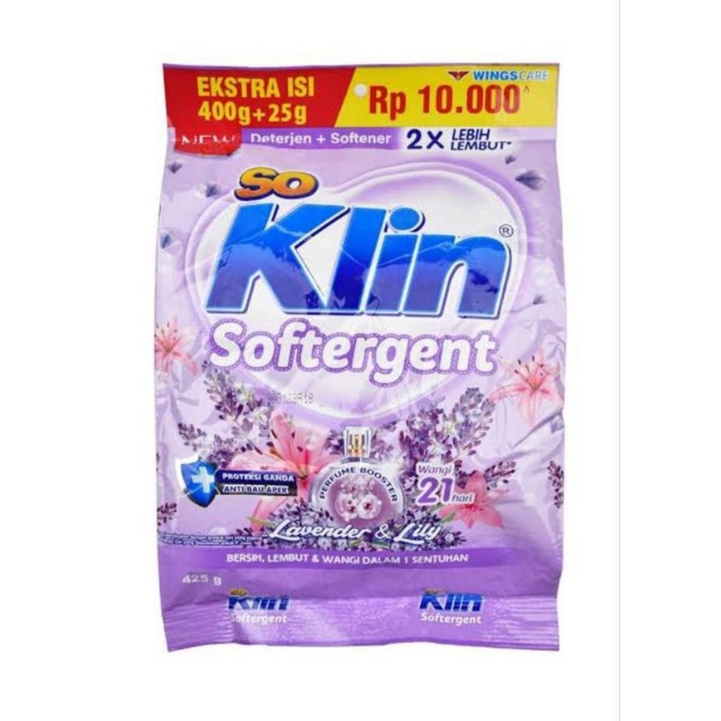 SoKlin 5000 Deterjen Bubuk So Klin Softergent 215 Gram