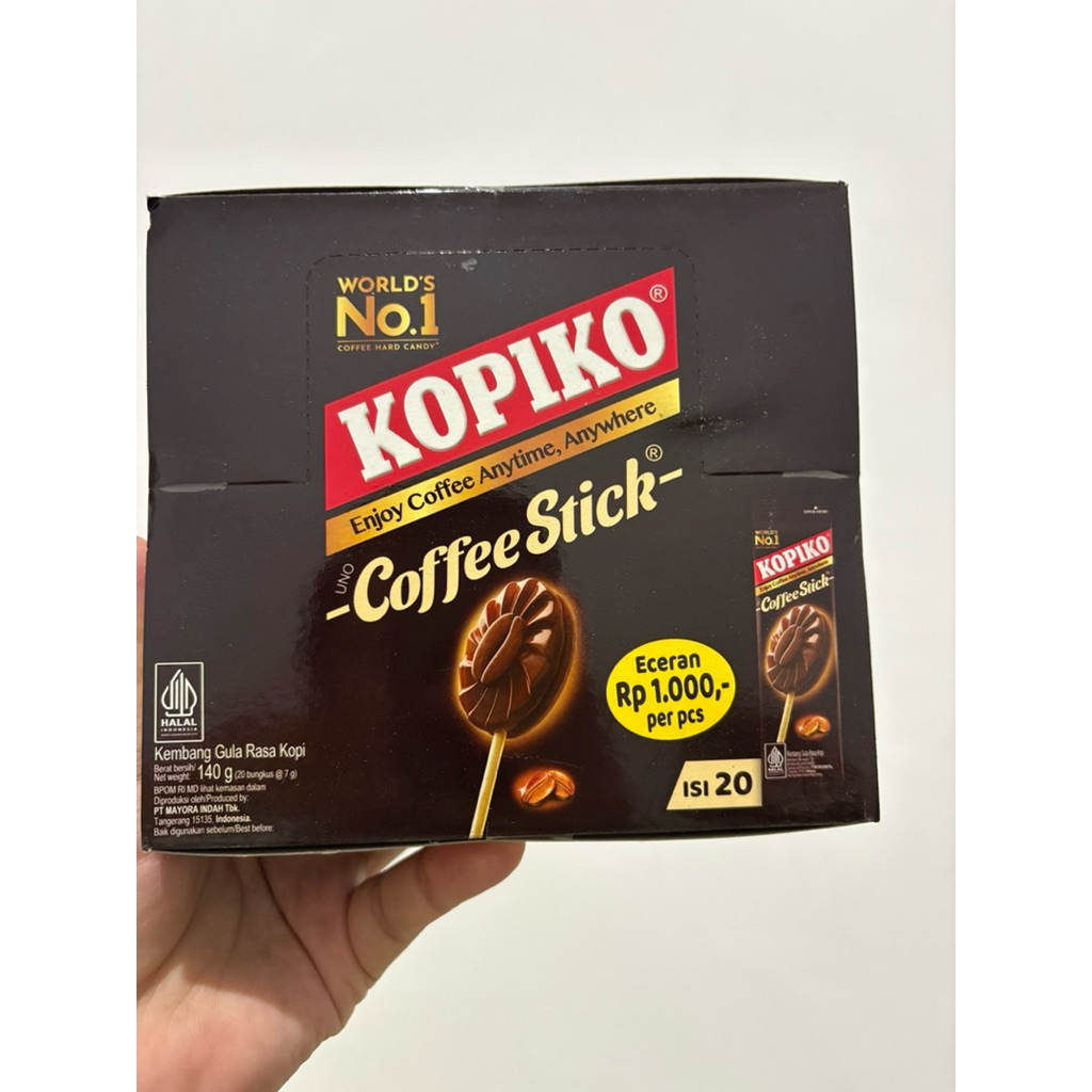 Kopiko Coffe Stick Candy 12gr isi 20pc