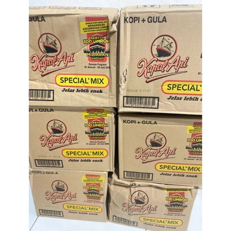 Kopi Kapal Api Special MIX 1 Dus 12 Renceng PROMO