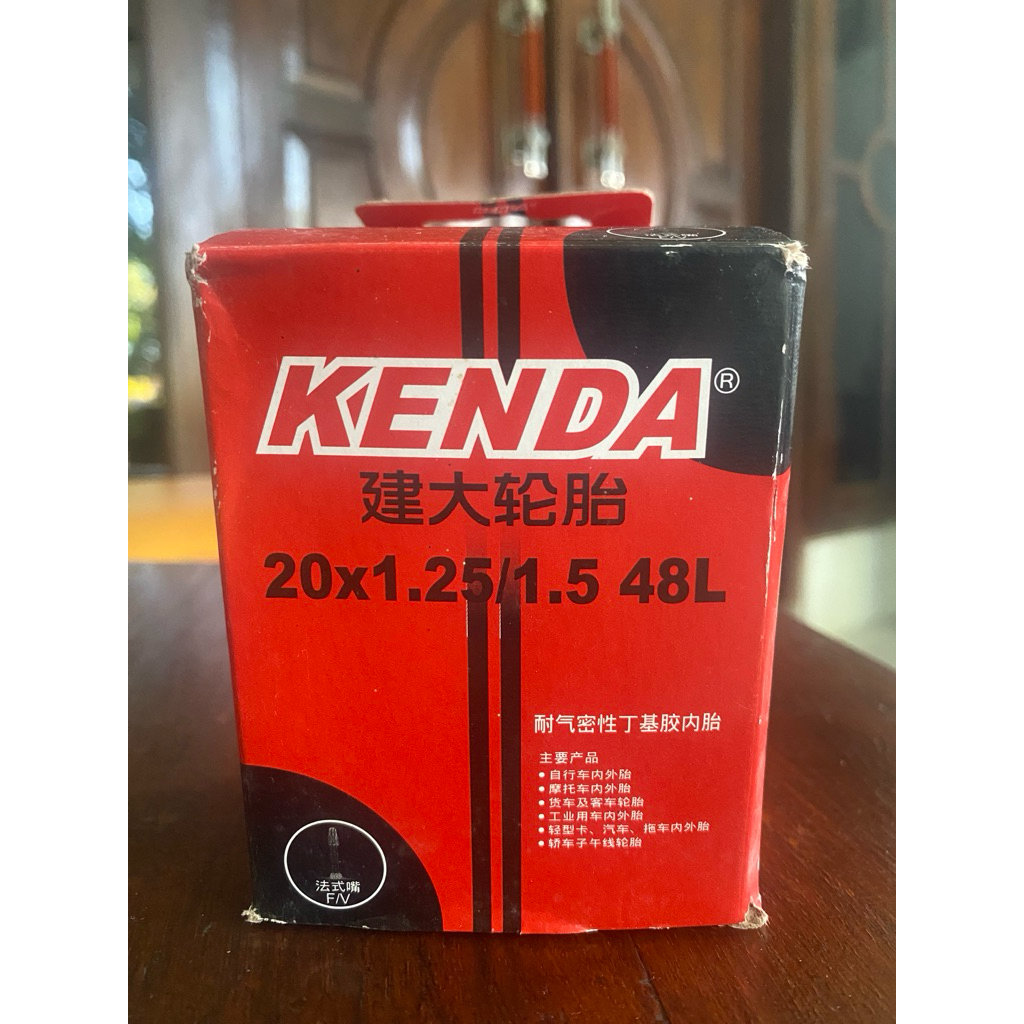 Ban Dalam Sepeda Kenda 20 x 1.25 / 1.5 FV 48L