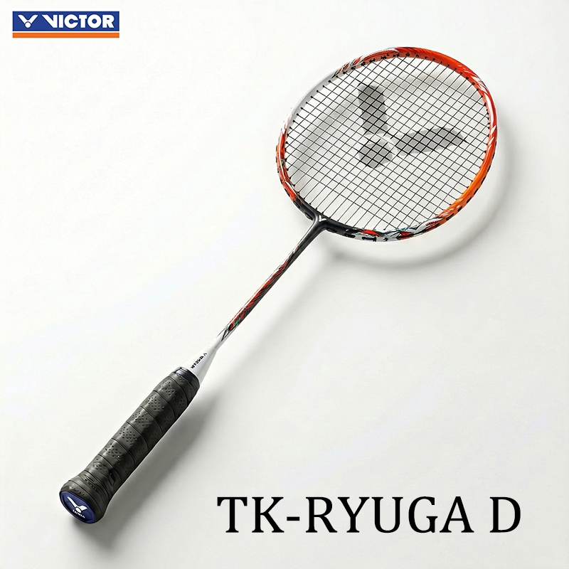 VICTOR THRUSTER RYUGA D 4U Raket Bulutangkis Offensive Taiwan Original 26-30lbs Strung Stok Ready Bo