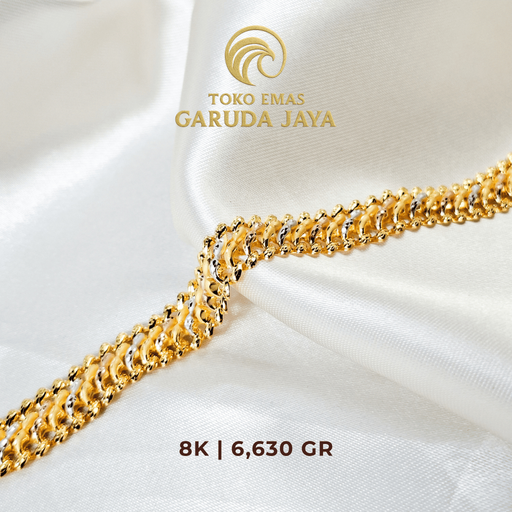 GELANG VALDRIC 8K | GELANG EMAS 8K | GELANG 6 GR