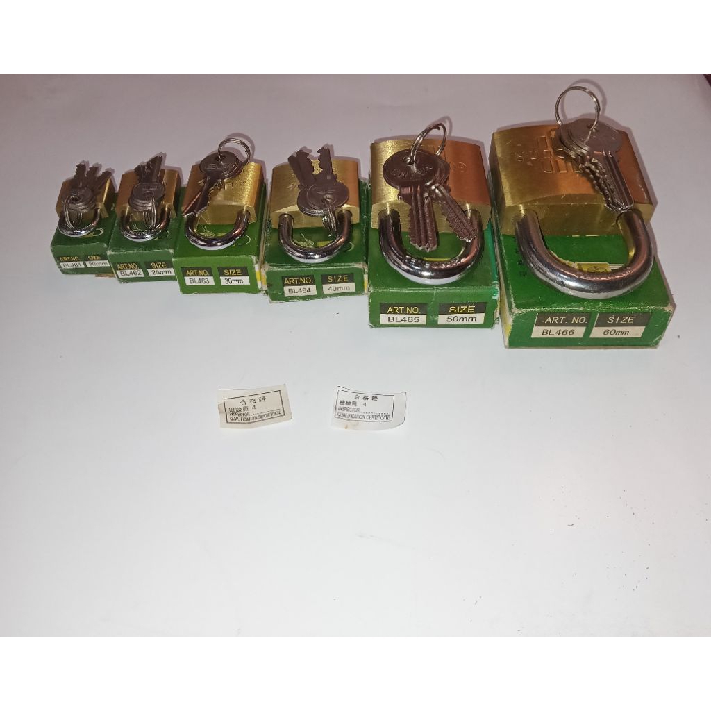 Gembok Kuningan GOLDDOOR BRAND 60mm Kuningan Original