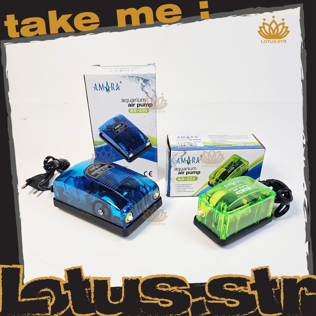 Aerator Aquarium AMARA 1 Lubang & 2 Lubang