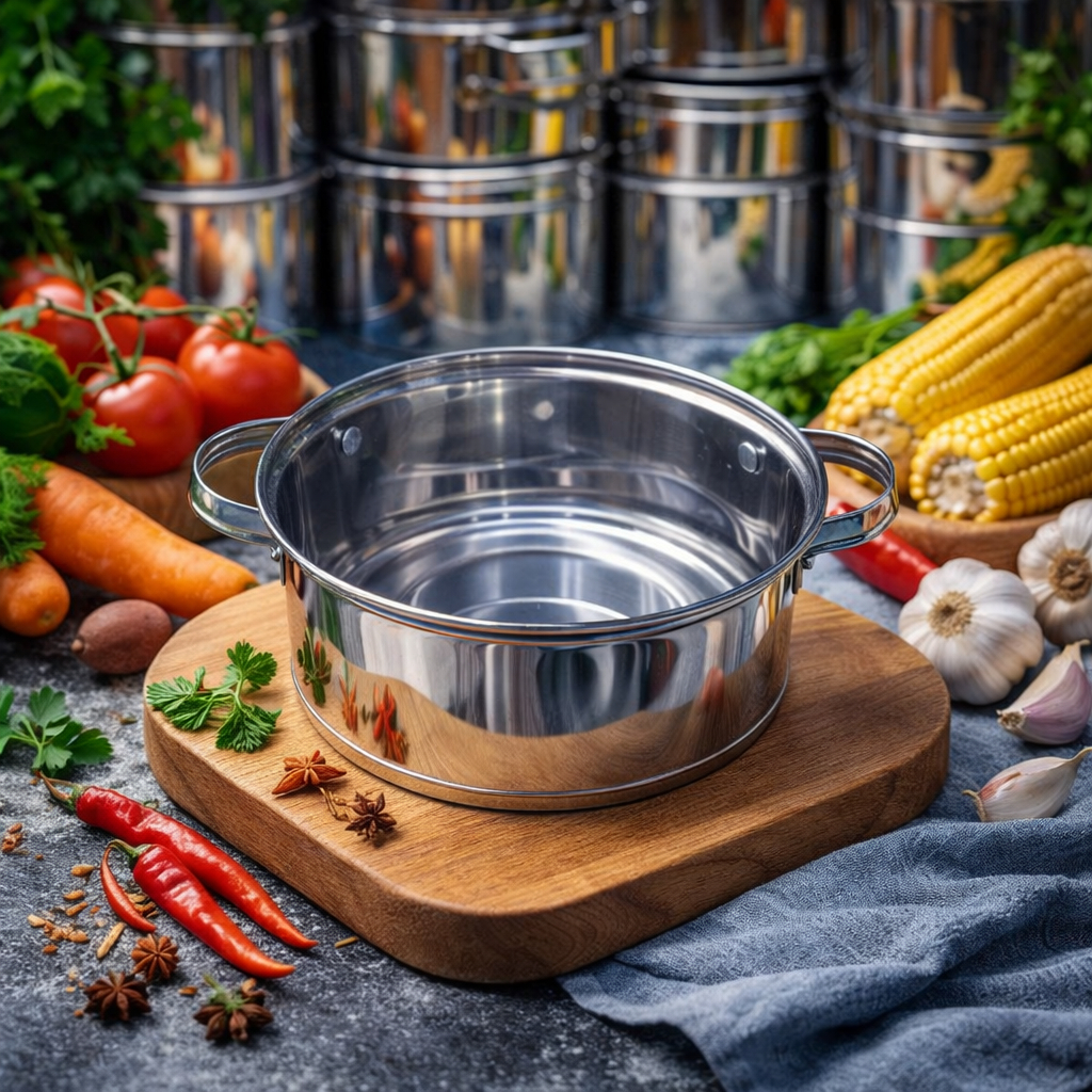 Panci Sayur Stainless Steel 16 cm Super Tebal