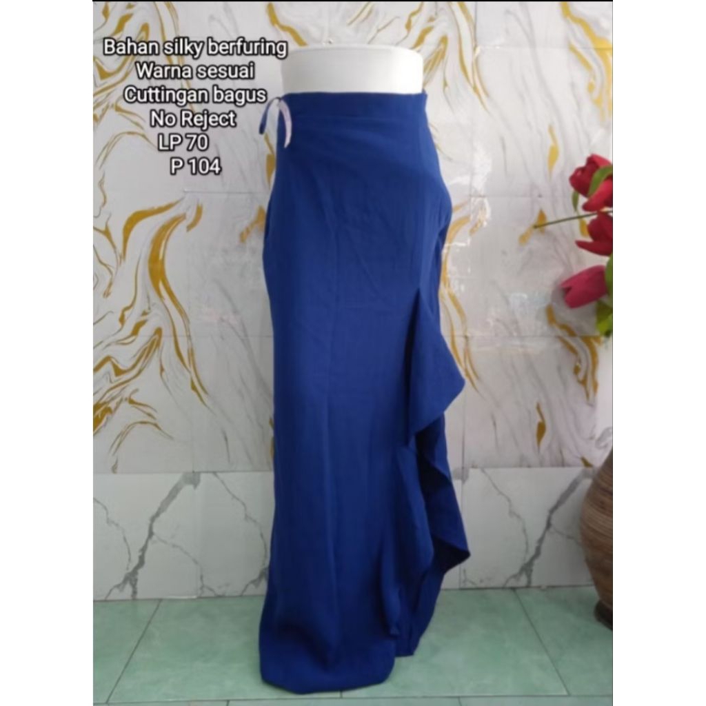 Rok Biru Elektrik Bahan Scuba