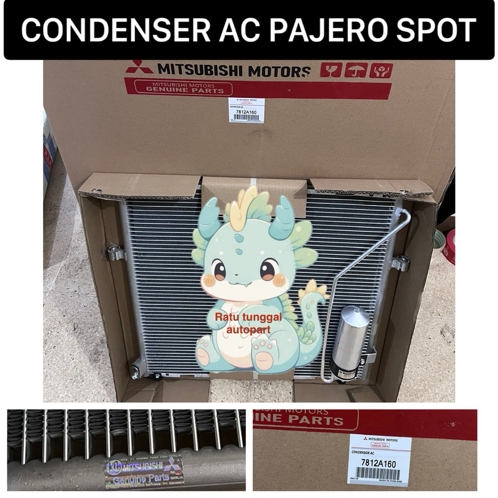 CONDENSOR KONDENSOR AC MITSUBISHI PAJERO SPORT/TRITON ASLI ORIGINAL DENSO THAILAND