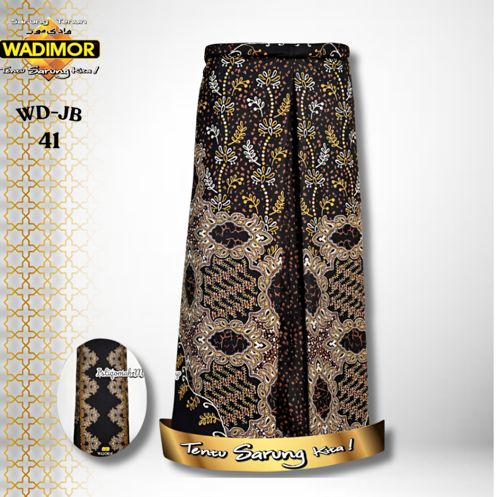 WADIMOR SARUNG WADIMOR MOTIF BATIK & HITAM POLOS murah dan berkualitas