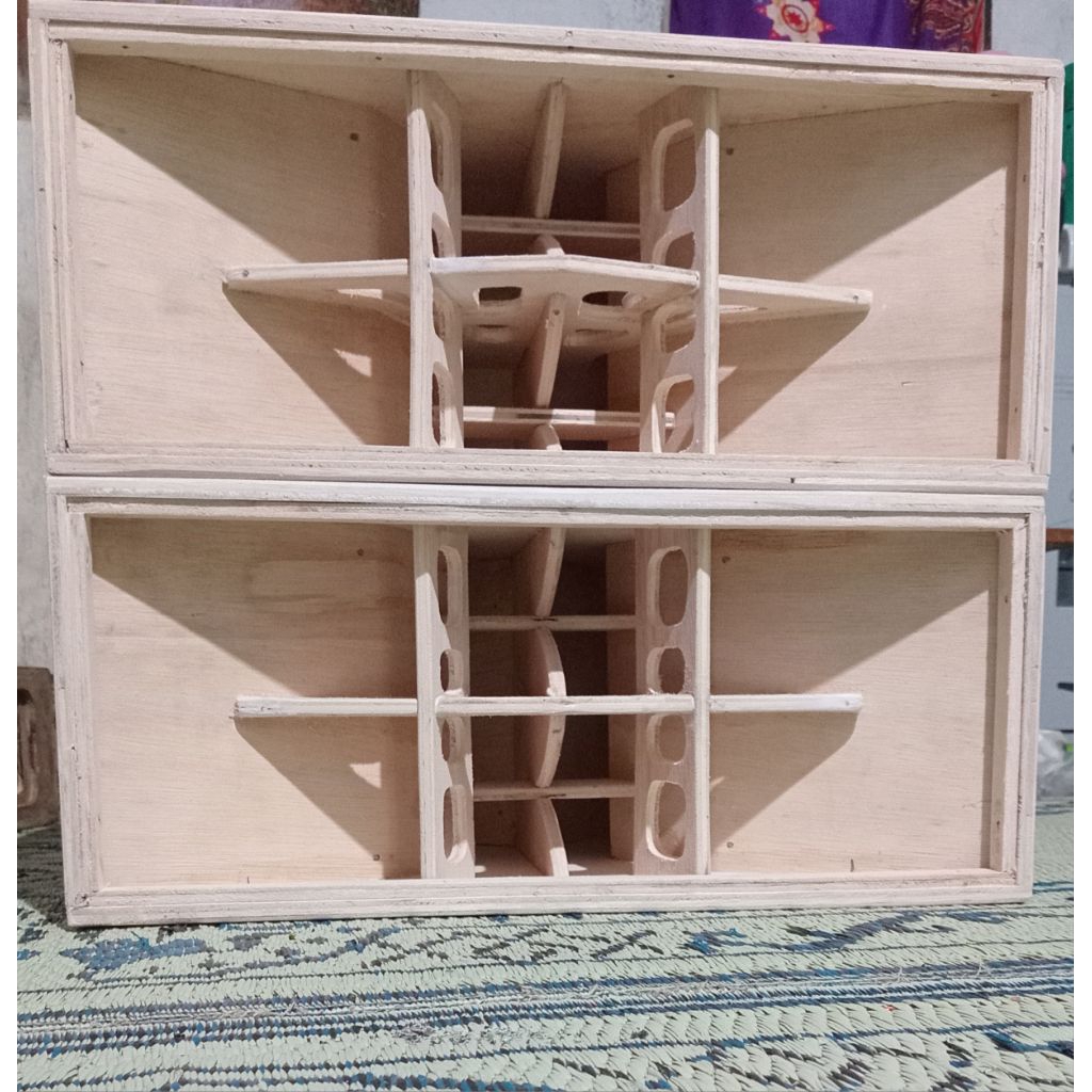 box sound miniatur CLA 6 INCH DOBEL FULL VARIASI PLUS DUDUKAN GRILL
