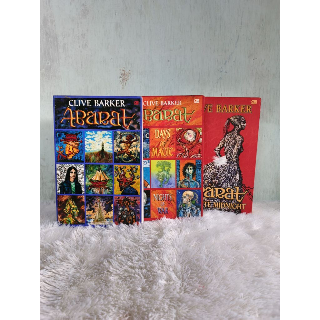 (Preloved) Novel Abarat 1-3 lengkap, langka