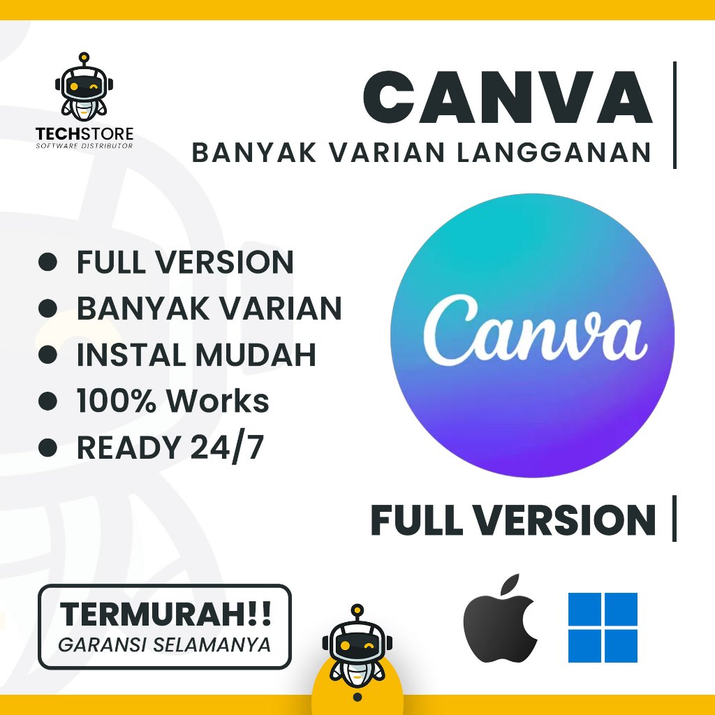 UNLOCK AKSES TEMPLATE CANVA PREMIUM BERGARANSI