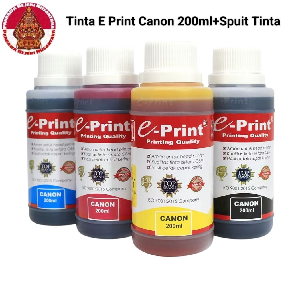 Tinta E Print Canon 200ml+Spuit Tinta
