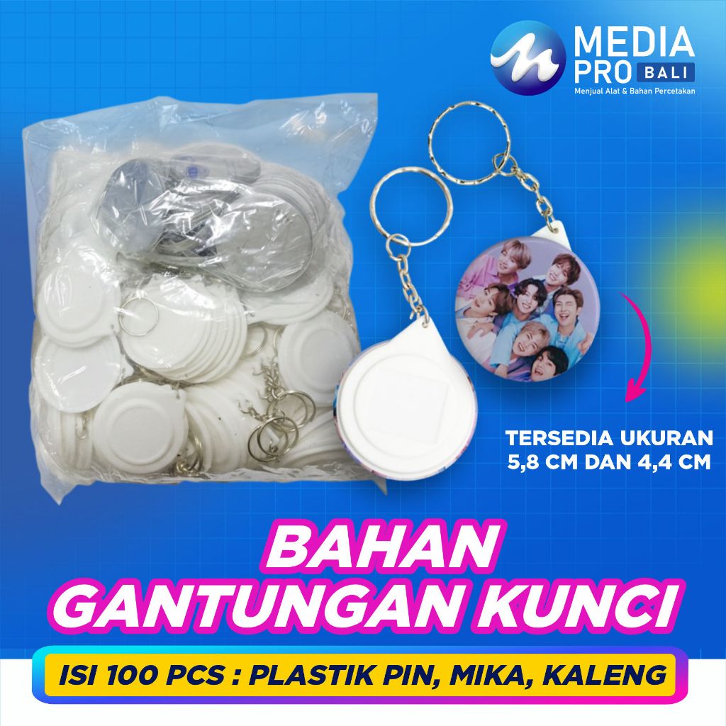 Bahan Gantungan Kunci / Ganci Pin