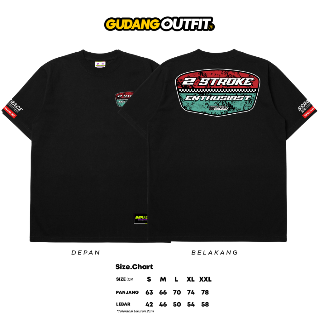 Kaos 2Stroke original baju kaos 2tak enthusias terbaru unisex premium